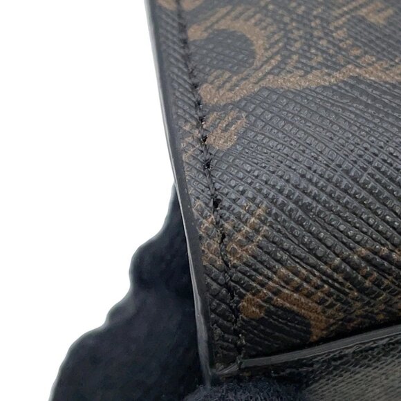 CELINE Triomphe Vertical Cabas Tote PVC/Leather Black 190972 - Picture 10 of 14